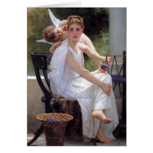 Bouguereau's 'Work Interrupted' - Card