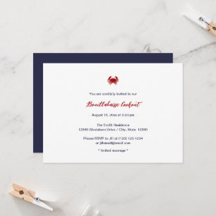 Bouillabaisse Beach Cookout Party Invitations