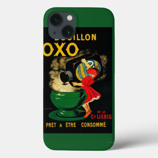 Bouillon OXO Vintage PoseterEurope Case-Mate iPhone Case (Back)