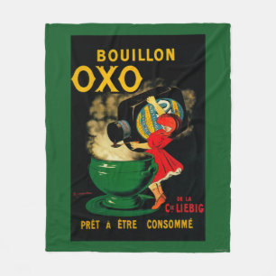 Bouillon OXO Vintage PoseterEurope Fleece Blanket