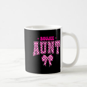 Boujee Aunt Nk Checkered Bow Birthday Family Match Coffee Mug