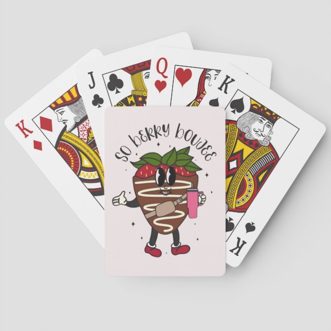 Boujee Berry Playing Cards (Back)