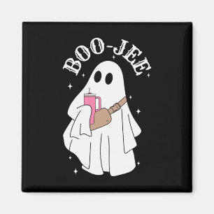 Boujee Boo-jee Cute Ghost Spooky Season Halloween Magnet