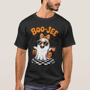Boujee Boo JEE Ghost Halloween Cute Teen Girl Todd T-Shirt