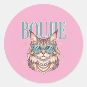 Boujie Cat Sticker