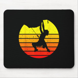 Boulder Adventure Arizona Sunset Rock Climbing Sil Mouse Pad
