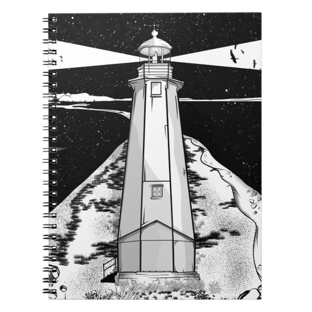 Boulder Bank Lighthouse Notebook (Front)
