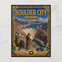Boulder City Nevada Vintage Art Deco Golden Age
