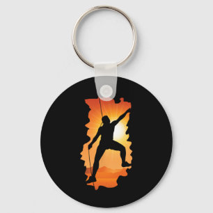 Boulder Climber Mountaineering Climbing Bouldering Key Ring