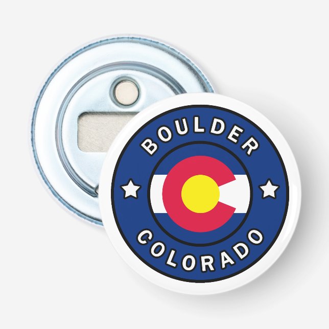 Boulder Colorado Bottle Opener (Front)