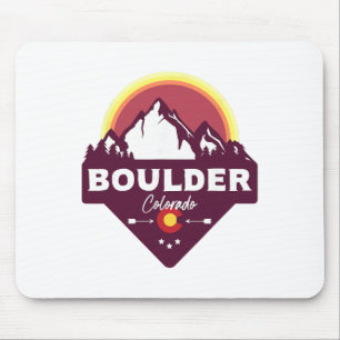 Boulder Colorado Co Rocky Mountains Hiking Skiing Mouse Pad