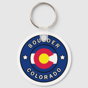 Boulder Colorado Key Ring