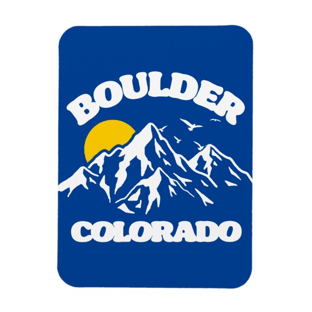 Boulder,Colorado Magnet (Vertical)