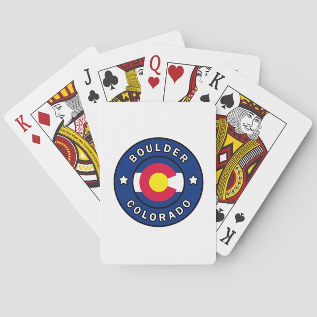 Boulder Colorado Playing Cards (Back)