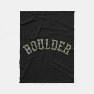 Boulder colorado rocky mountains skiing camping fleece blanket