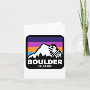 Boulder Colorado Skiing Snowboarding Family Trip 2 Card