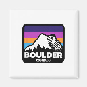 Boulder Colorado Skiing Snowboarding Family Trip 2 Magnet