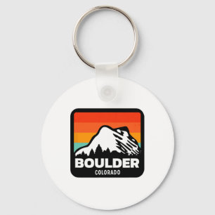 Boulder Colorado Skiing Snowboarding Family Trip  Key Ring