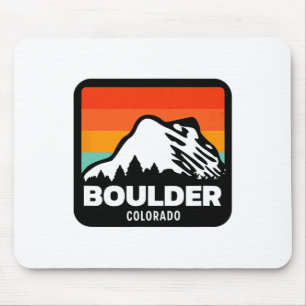 Boulder Colorado Skiing Snowboarding Family Trip Mouse Pad