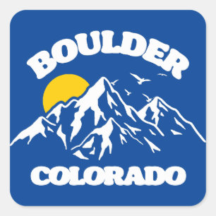 Boulder,Colorado Square Sticker