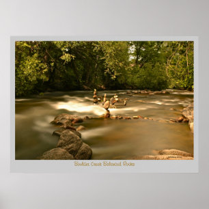Boulder Creek - Balanced Rocks Poster