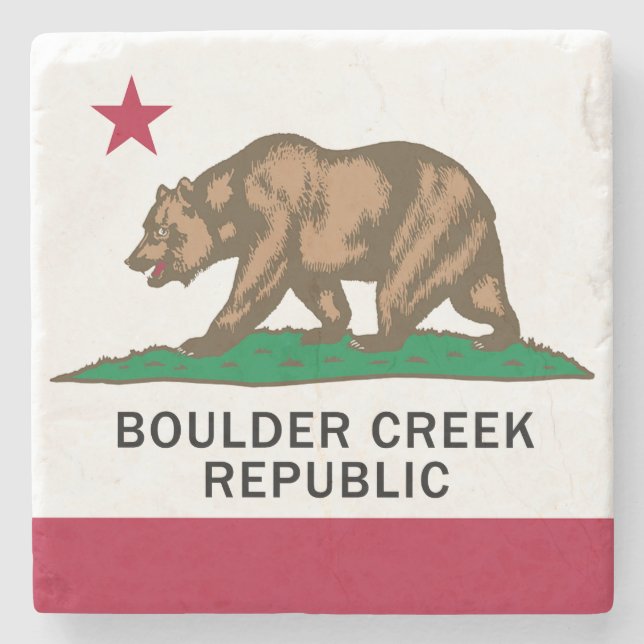 Boulder Creek Republic Stone Coaster (Front)