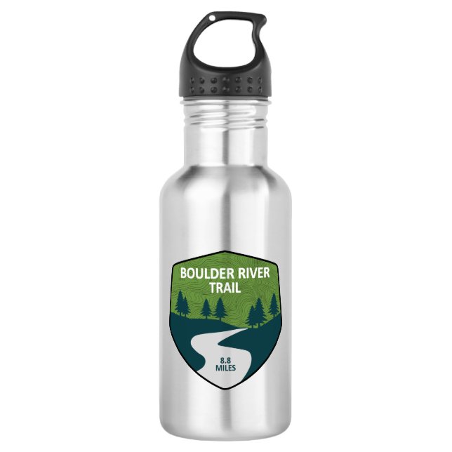 Boulder River Trail Washington 532 Ml Water Bottle (Front)