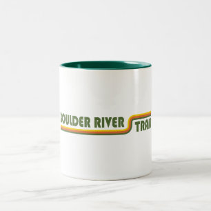 Boulder River Trail Washington Two-Tone Coffee Mug
