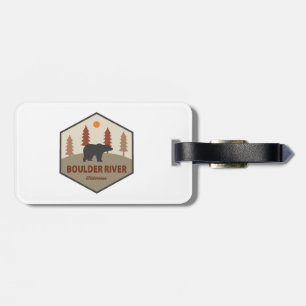 Boulder River Wilderness Washington Bear Luggage Tag