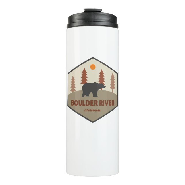 Boulder River Wilderness Washington Bear Thermal Tumbler (Front)