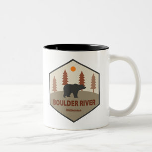 Boulder River Wilderness Washington Bear Two-Tone Coffee Mug