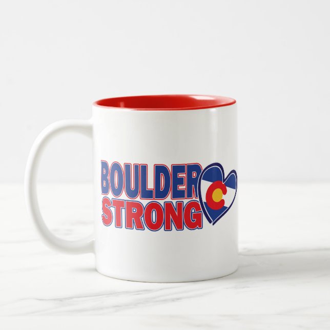 Boulder-Strong-Heart Two-Tone Coffee Mug (Left)