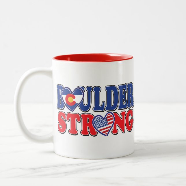 Boulder-Strong-Hearts Two-Tone Coffee Mug (Left)
