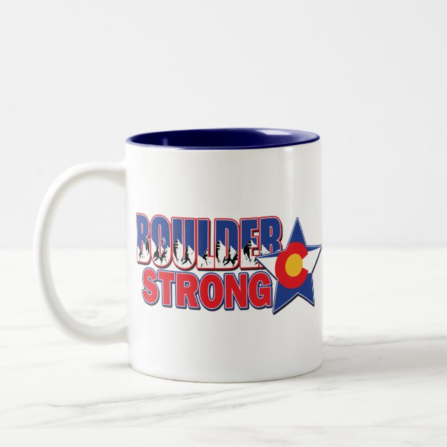 Boulder-Strong-Star-with-MTNS Two-Tone Coffee Mug (Left)