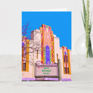 Boulder Theatre Customisable Markee Card