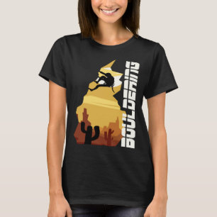 Bouldering Boulder Climbing Climber Outdoor Vintag T-Shirt