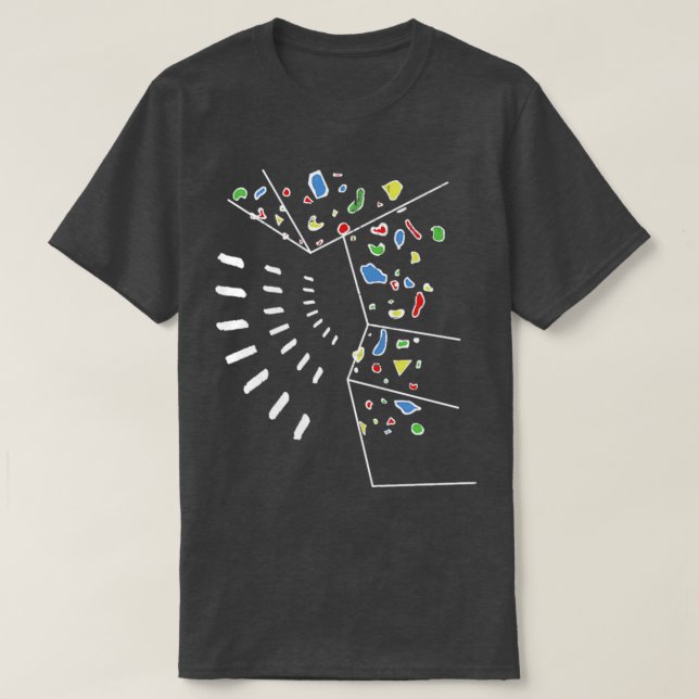 Bouldering Climbing Wall 1 T-Shirt (Design Front)