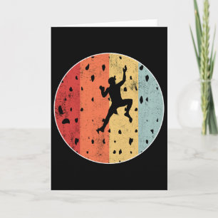 Bouldering Cool Rock Climbing Love Climber Perfect Card