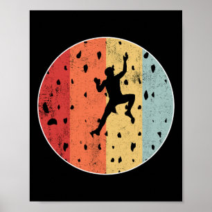 Bouldering Cool Rock Climbing Love Climber Perfect Poster