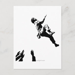 Bouldering Graphic Postcard