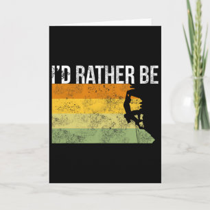 Bouldering Outdoors Rather Be Climbing Rock Gift Card