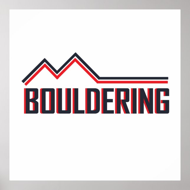 Bouldering Poster (Front)