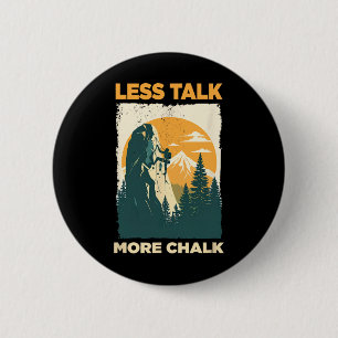Bouldern Retro Mountain Climbing Mountaineering Bo 6 Cm Round Badge