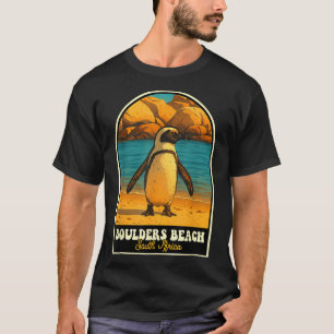 Boulders Beach South Africa Vintage Penguin Travel T-Shirt