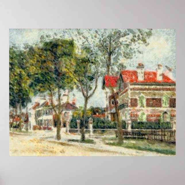 Boulevard Carnot in Noyon Poster (Front)