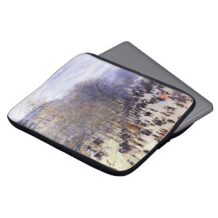 Boulevard des Capucines by Claude Monet, Fine Art Laptop Sleeve