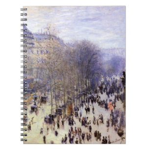 Boulevard des Capucines by Claude Monet, Fine Art Notebook