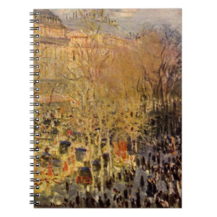 Boulevard des Capucines by Claude Monet, Fine Art Notebook