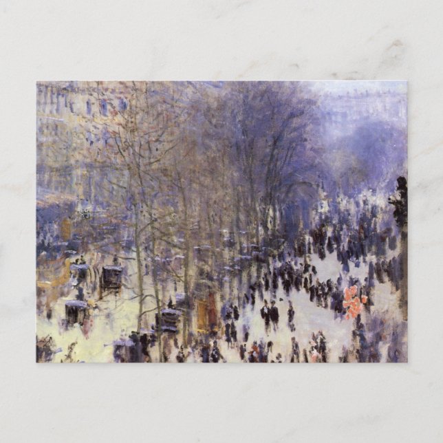 Boulevard des Capucines by Claude Monet, Fine Art Postcard (Front)