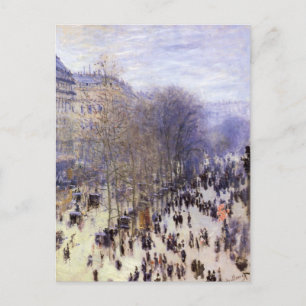 Boulevard des Capucines by Claude Monet, Fine Art Postcard